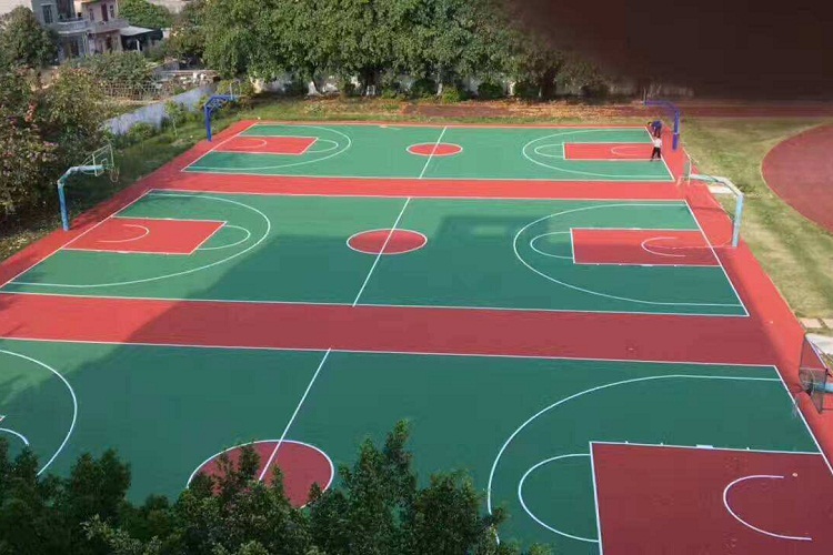 丙烯酸籃球場(chǎng)施工